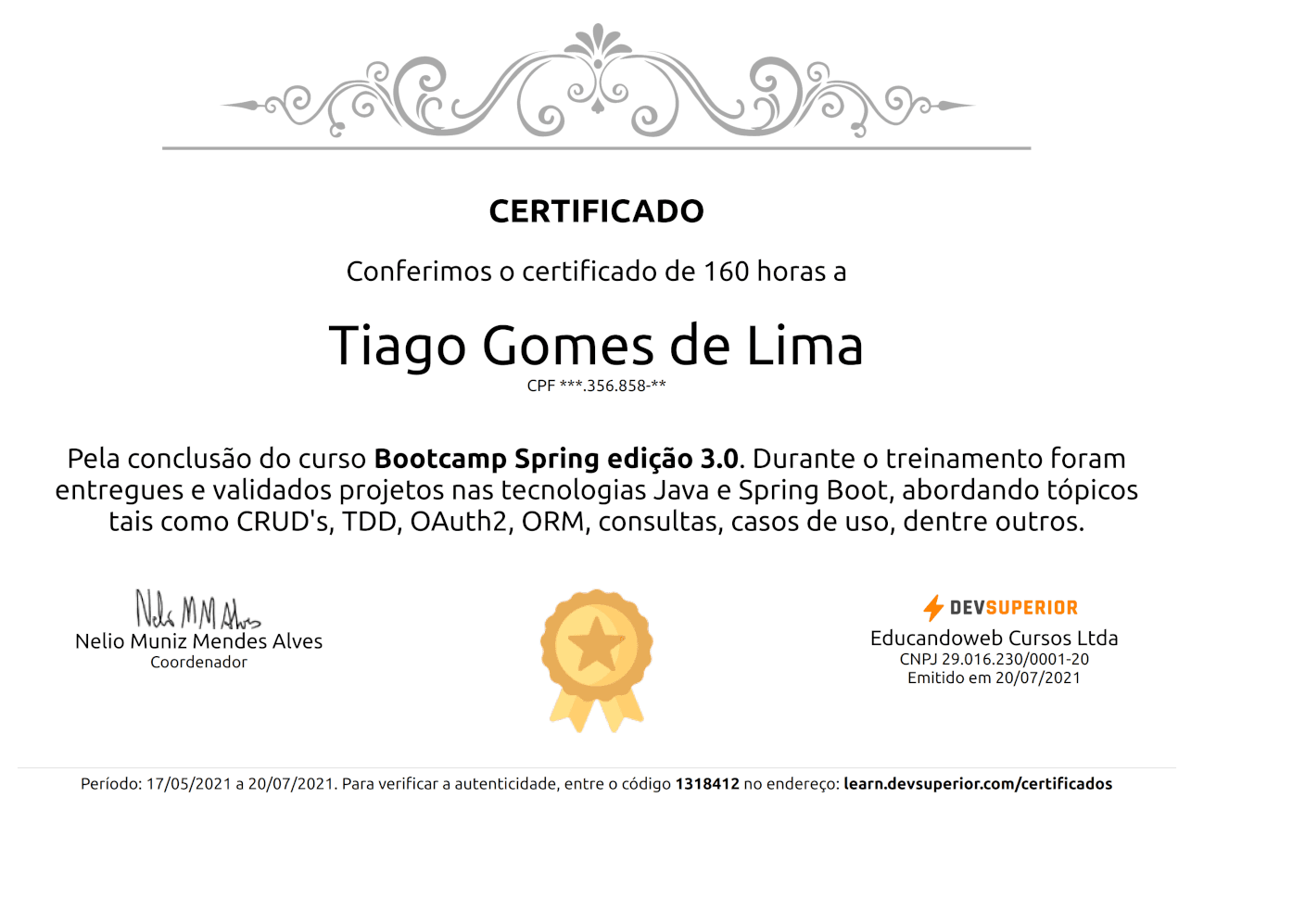 Bootcamp Spring Edição 3.0